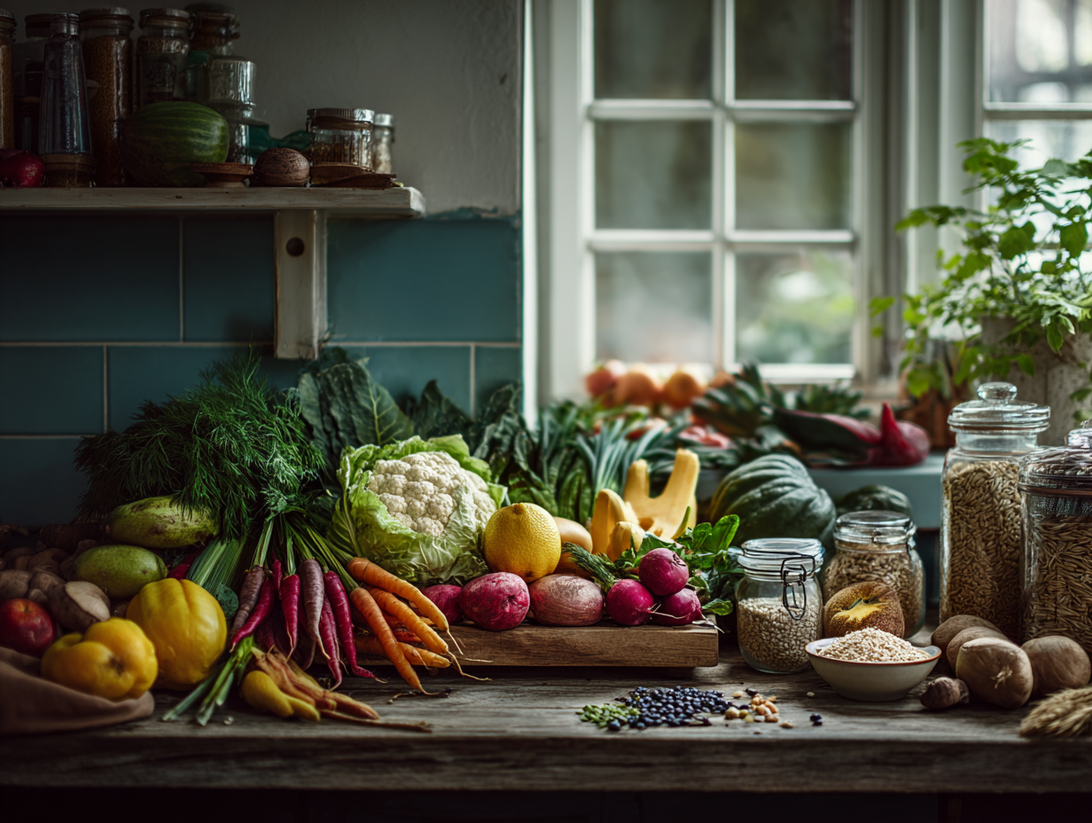 Свіжі овочі та зелень для приготування