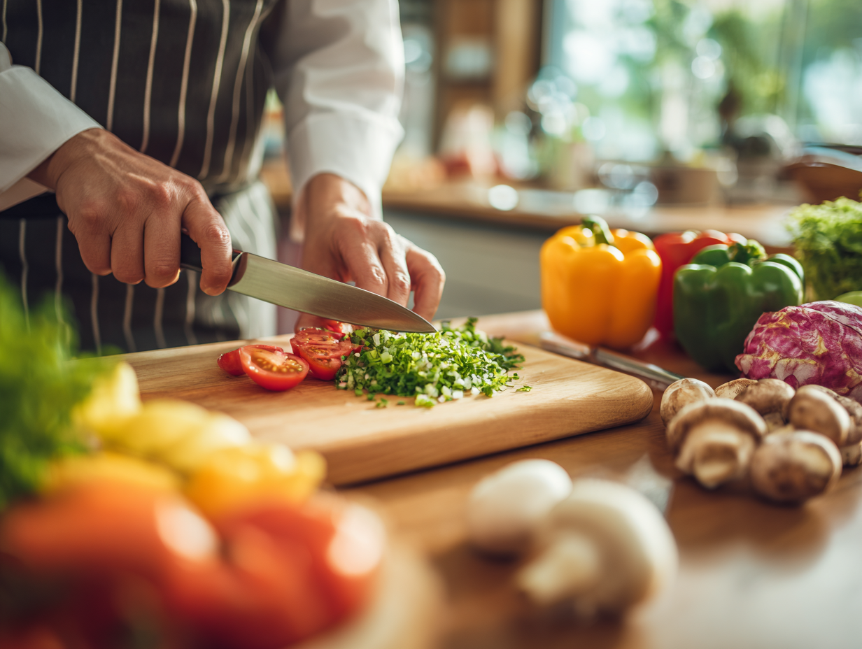 Процес приготування здорової страви