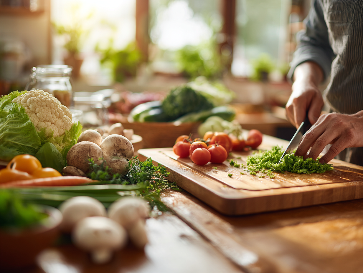 Готова збалансована страва з протеїном та овочами